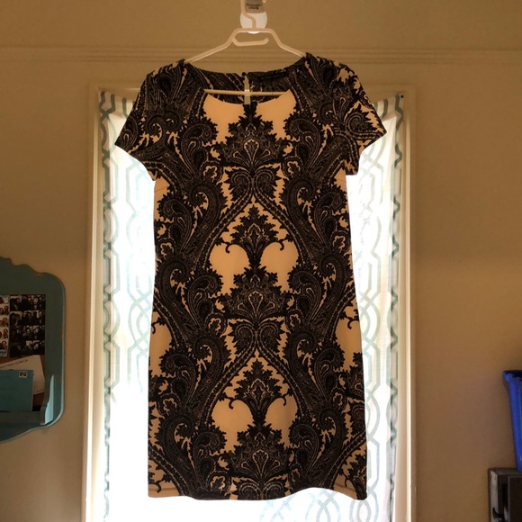 Black and white ‘Black Tape’ Dress - Picture 2 of 4